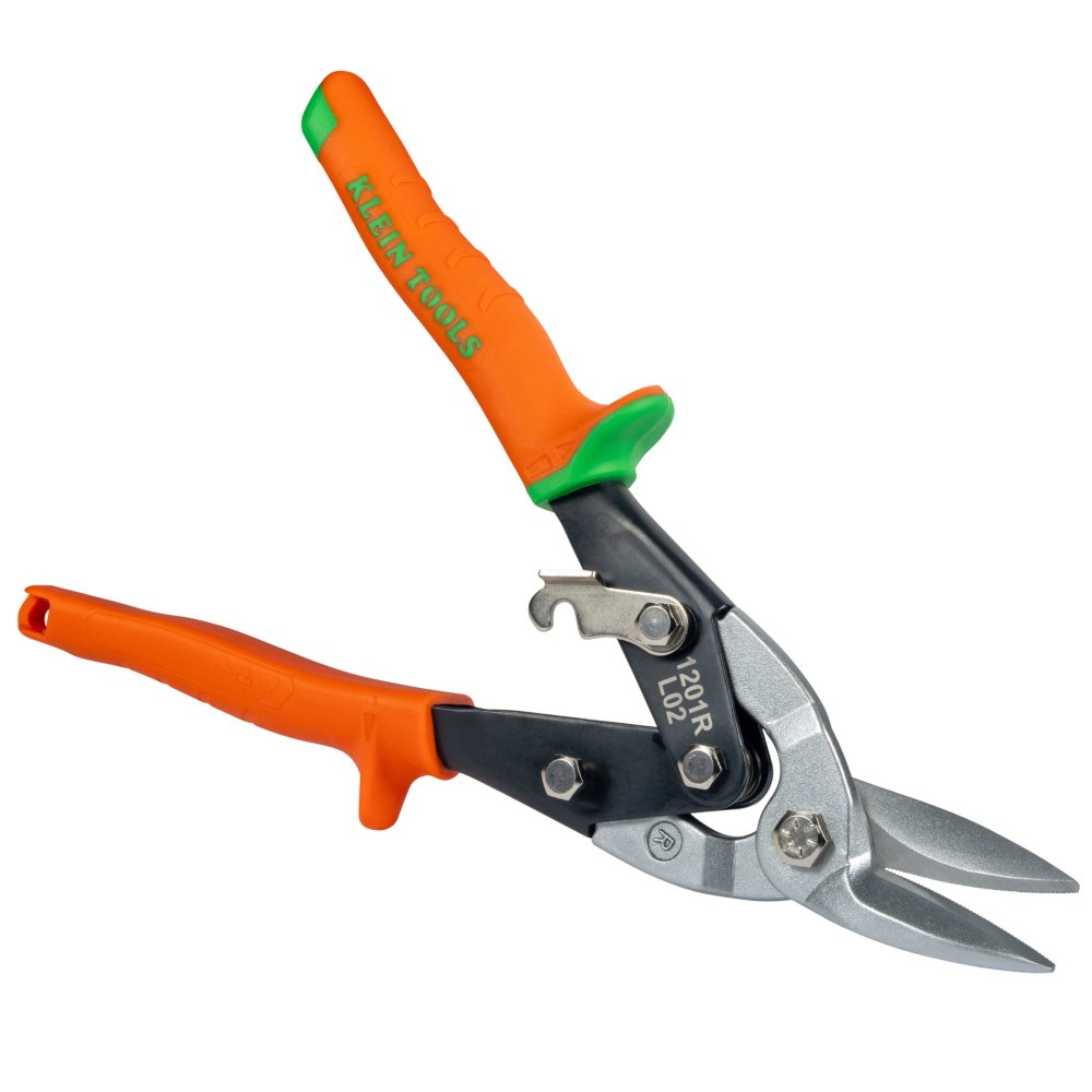 Klein Tools Aviation Snips With Wirecutter Right
