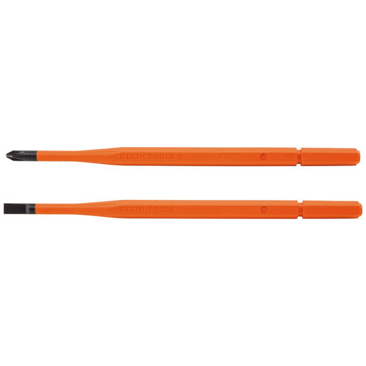 Klein Tools Screwdriver Blades Insulated Single-end, 2/Pack