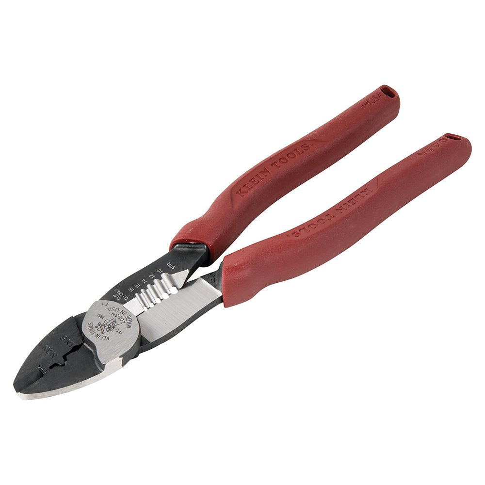 Klein Tools Forged Steel Wire Crimper Cutter Stripper