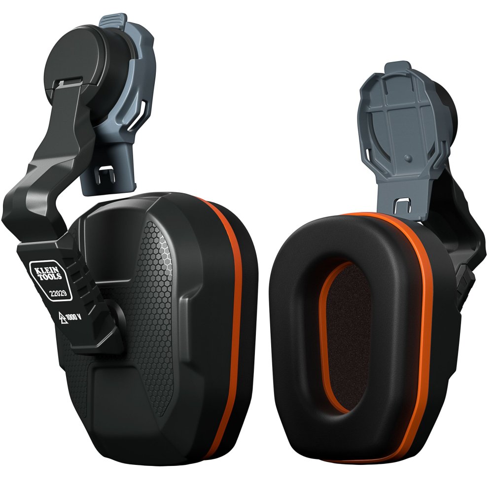 Klein Tools Slim Non-conductive Hardhat Earmuffs