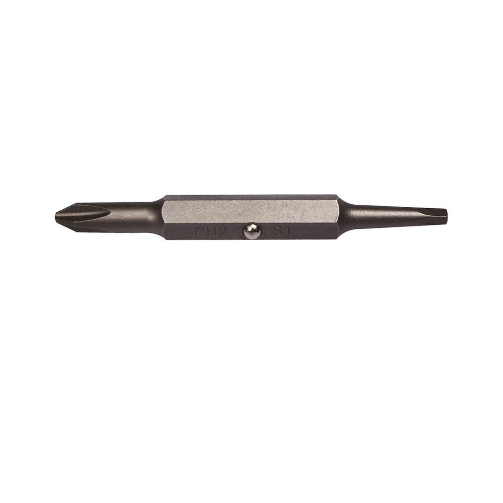 Klein Tools Replacement Bit #2 Phillips & #1 Square, 6/Pack