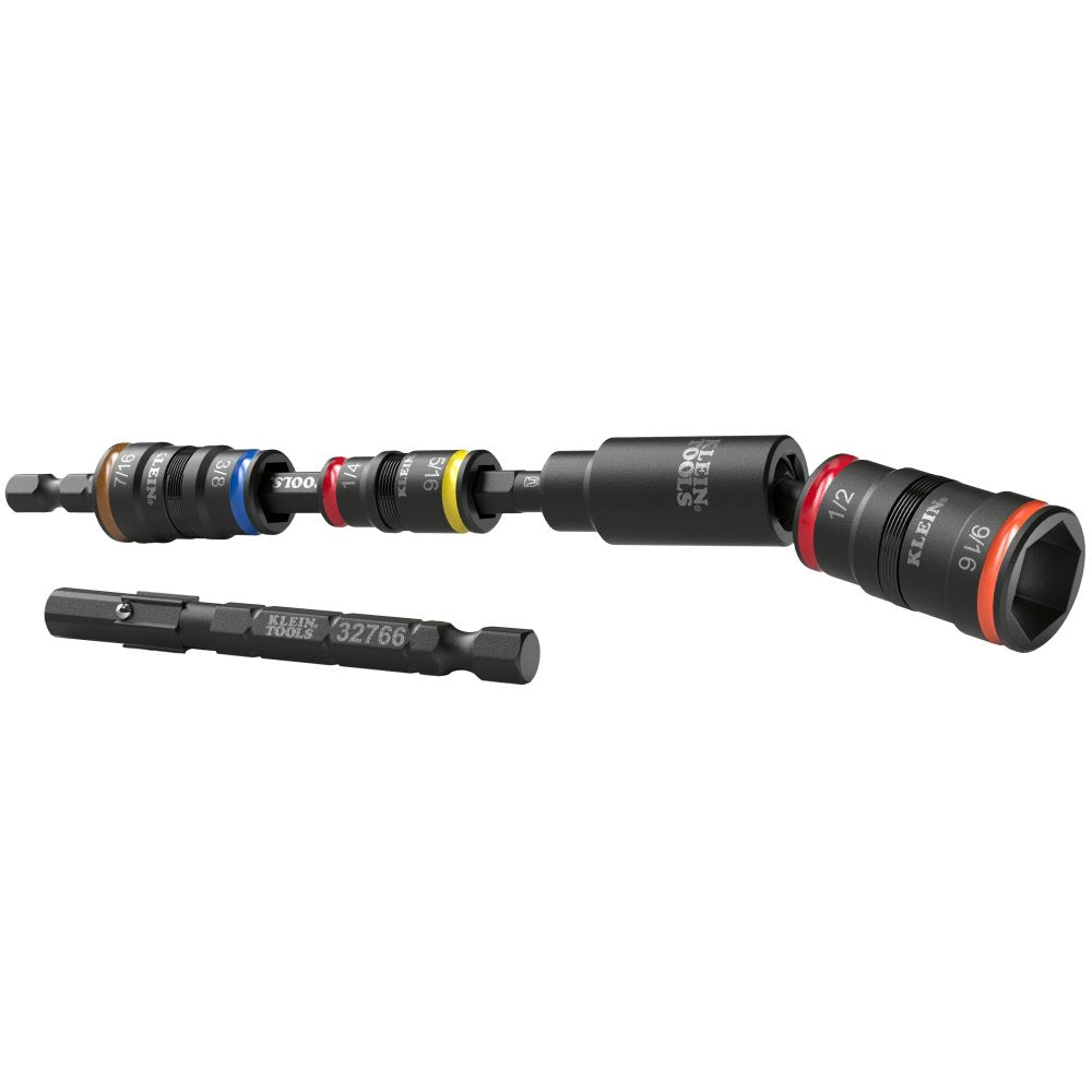 Klein Tools Impact Flip Socket W/SWIVEL Adapter