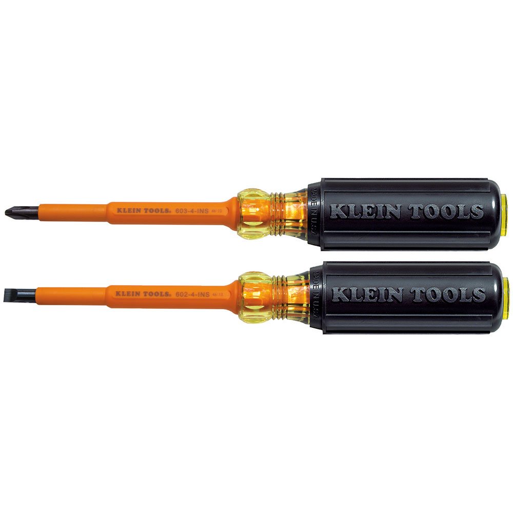 Klein Tools Screwdriver Set Insulated 4'' Shank 2 Piece (Set)
