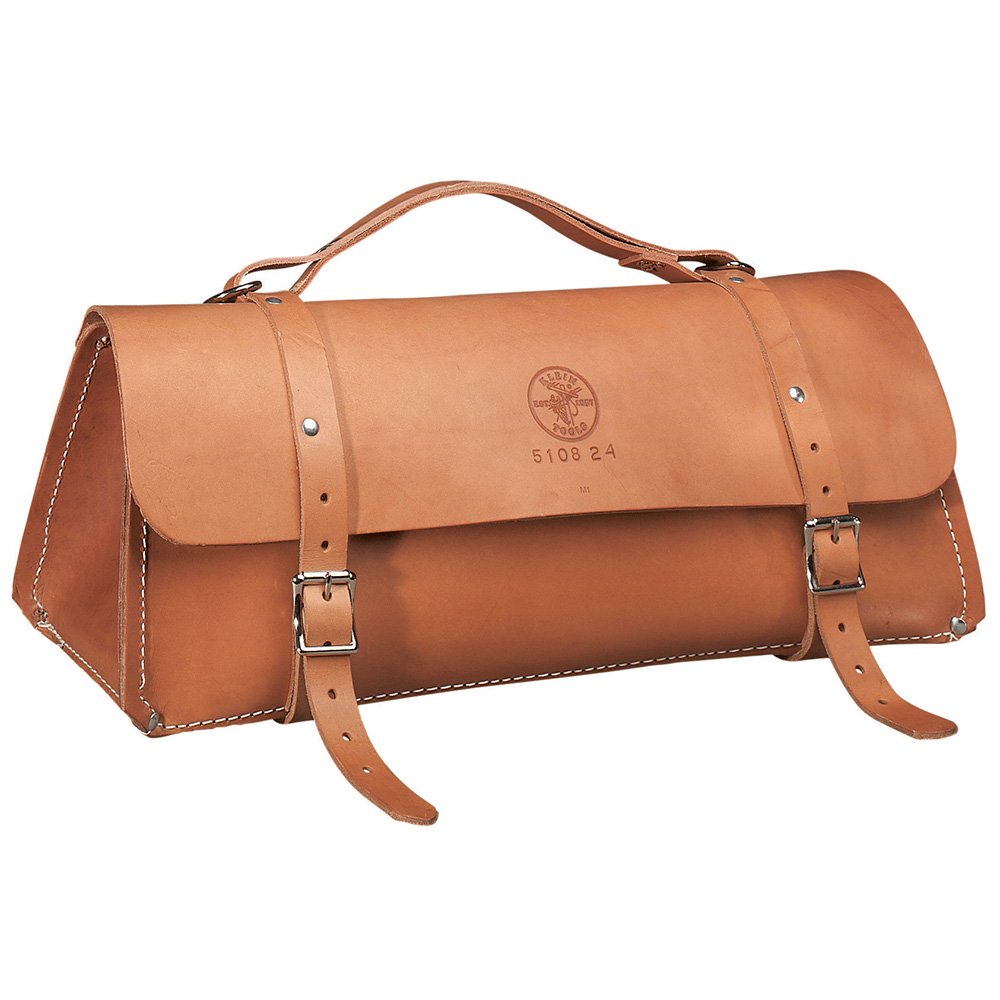 Klein Tools 24" Leather Tool Bag