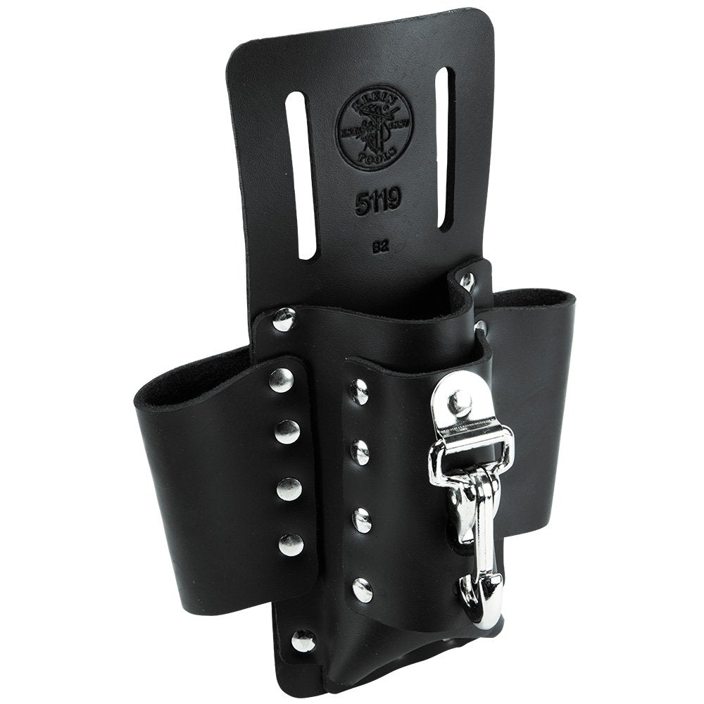 Klein Tools Ironworker Tool HOLDER/POUCH 4 PKT LEA Black