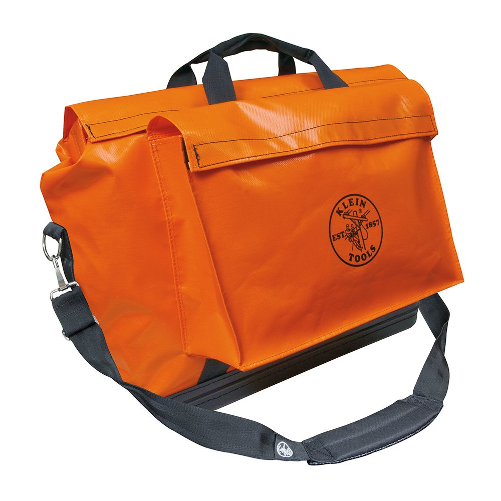 Klein Tools Tool Bag Orange Vinyl Large