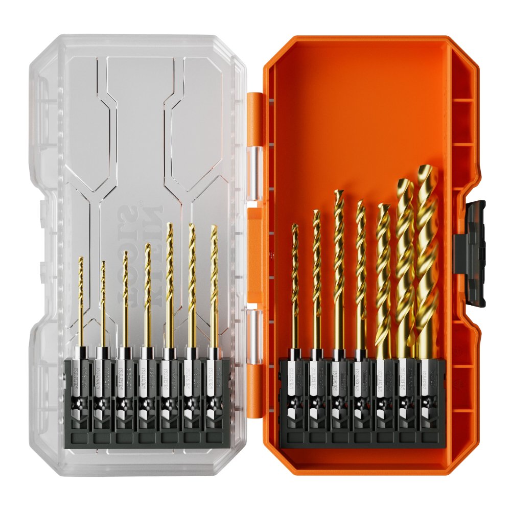 Klein Tools Titanium Drill Bit Set 14-PIECE