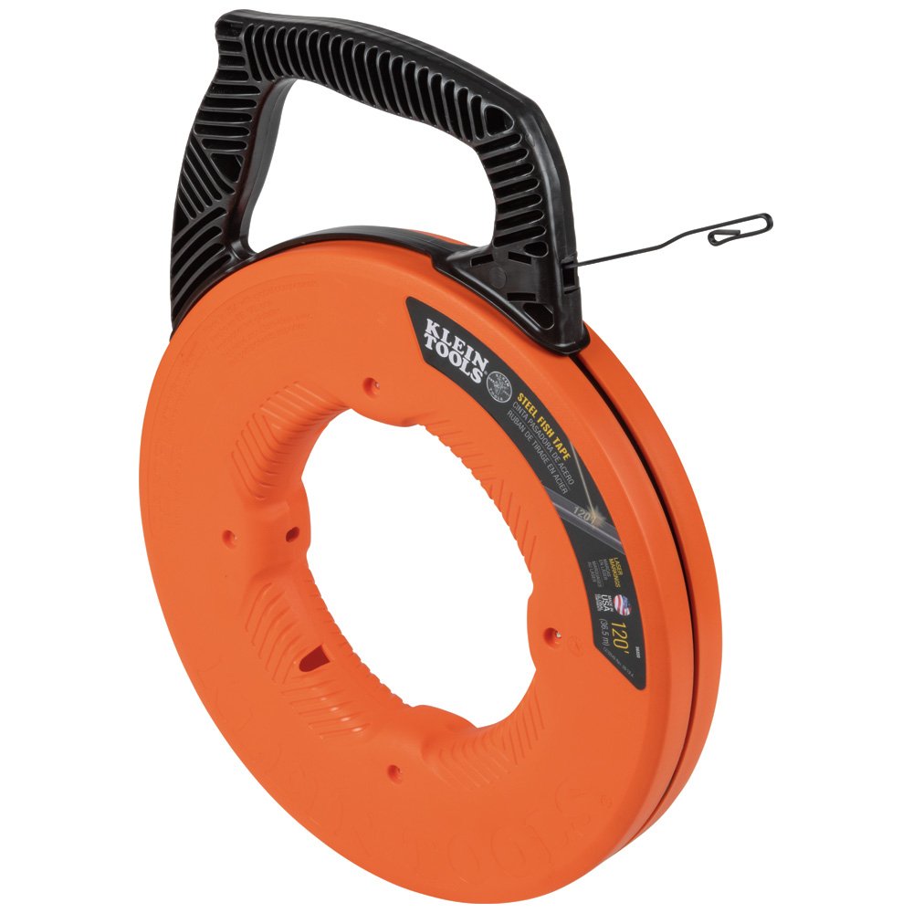 Klein Tools Steel Fish Tape 1/8-INCH X 120-FOOT
