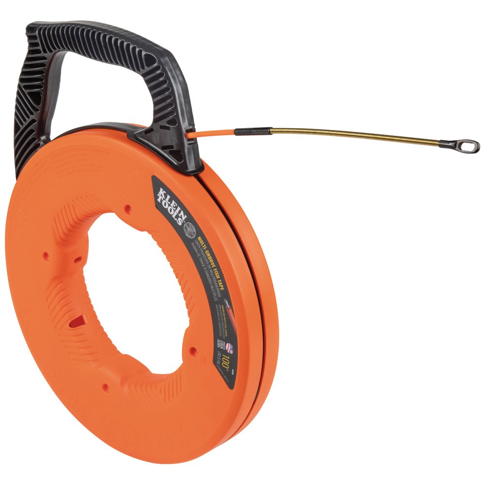 Klein Tools Multi-grv Fbrgl Fish Tape W/SP ST Leader 100'