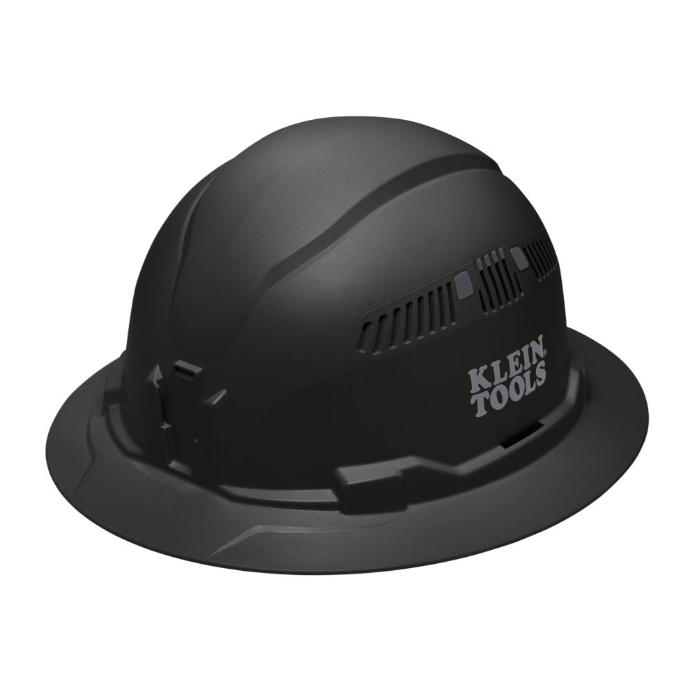 Klein Tools Hard Hat Vented Full Brim Style Black