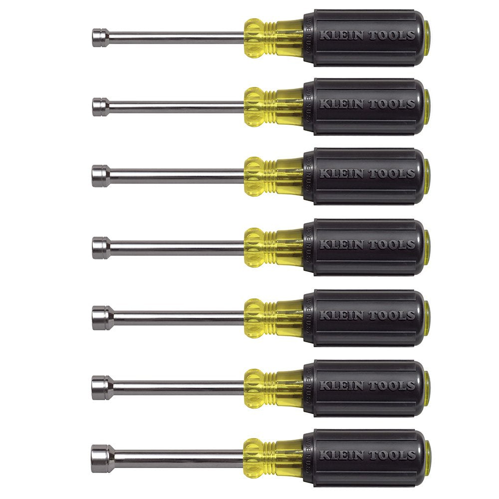 Klein Tools Nut Driver Set- 7-PC. Metric- Cushion-grip