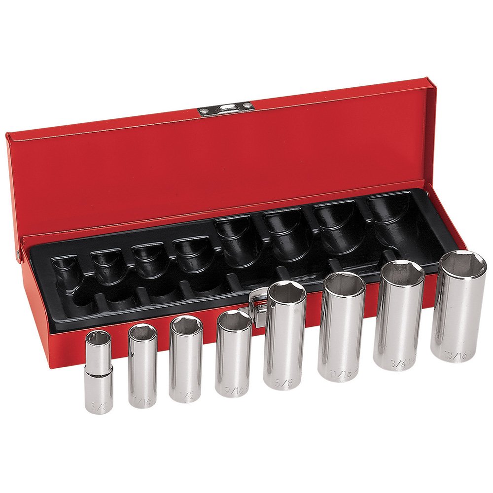 Klein Tools 3/8" Deep Socket Set (Set)