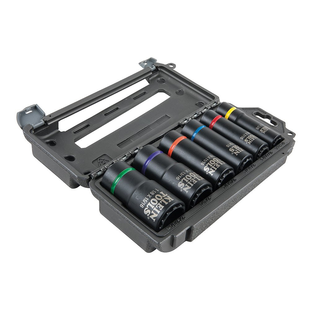 Klein Tools 2-IN-1 Impact Socket Set 6-PIECE