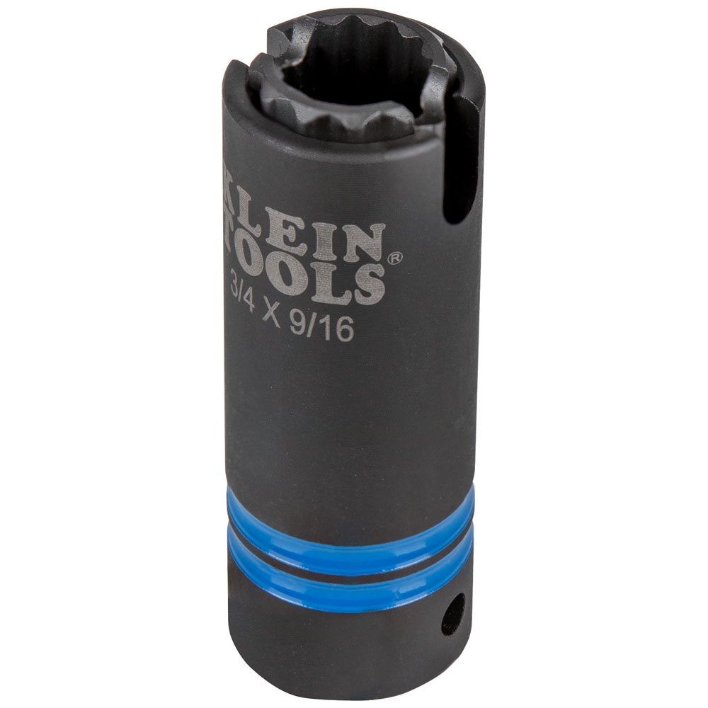 Klein Tools 3-IN-1 Slotted IMP SKT 12-PT 3/4 And 9/16"