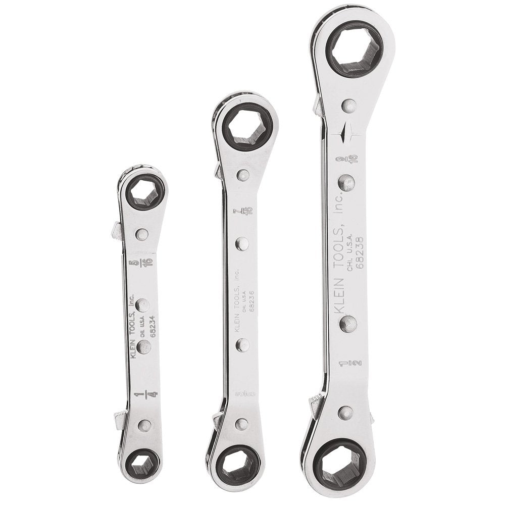 Klein Tools 68244 3 PC Ratchet Box W (Set)