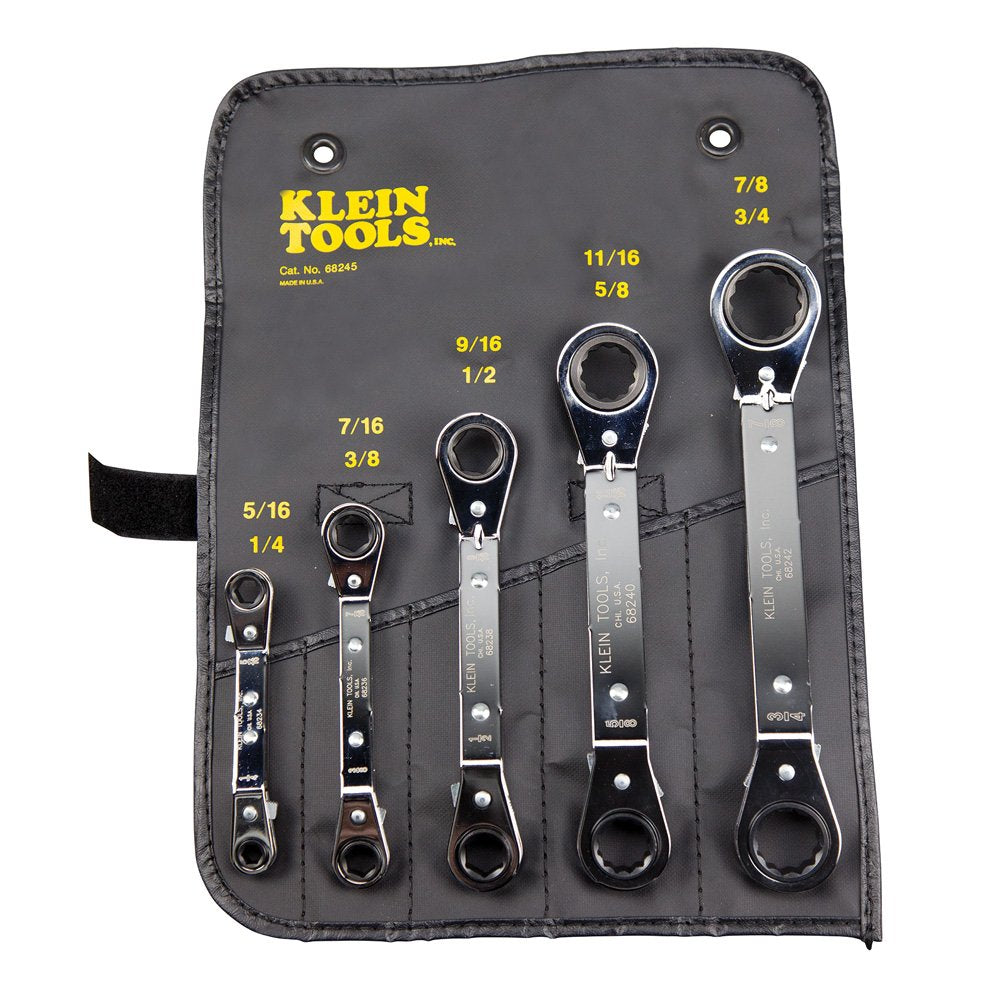 Klein Tools Ratchet Box Wrench Set (Set)