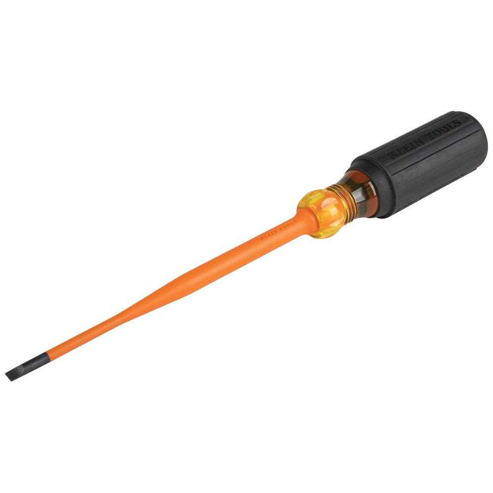 Klein Tools Slim-tip INS Scrdr 3/16"CABINET 6" Round Shank