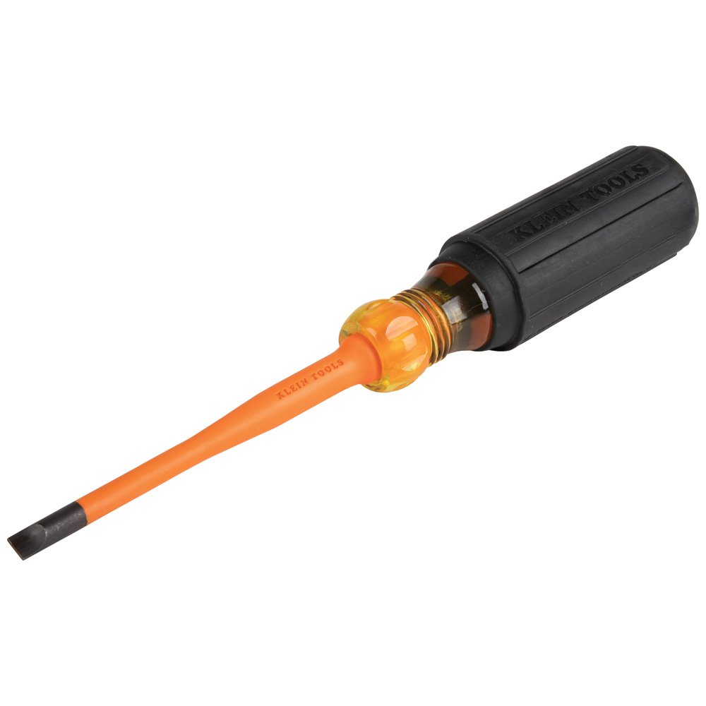 Klein Tools Slim-tip Insu Scredr 1/4" Cabinet 4" Shank
