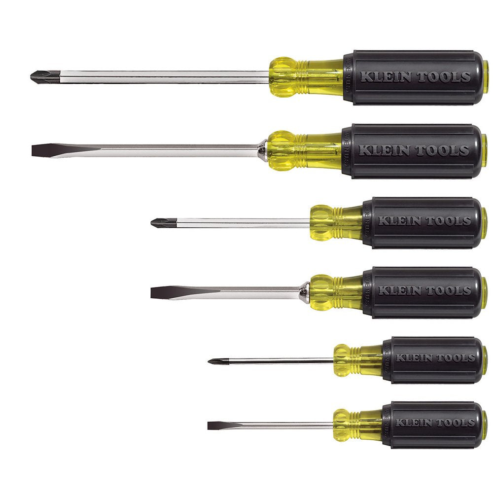Klein Tools Screwdriver Set- 6PC Cushion-grip Assortment (Set)