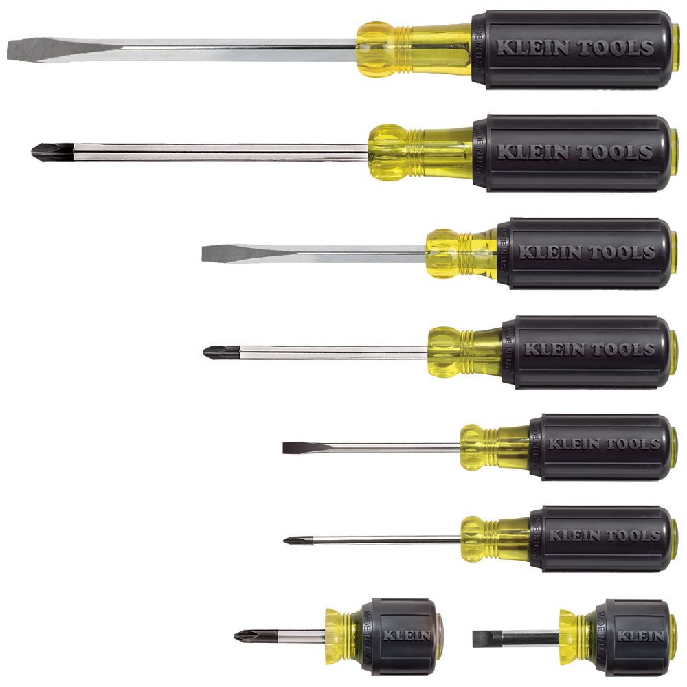 Klein Tools Screwdriver Set- 8PC Cushion Grip Assortment (Set)