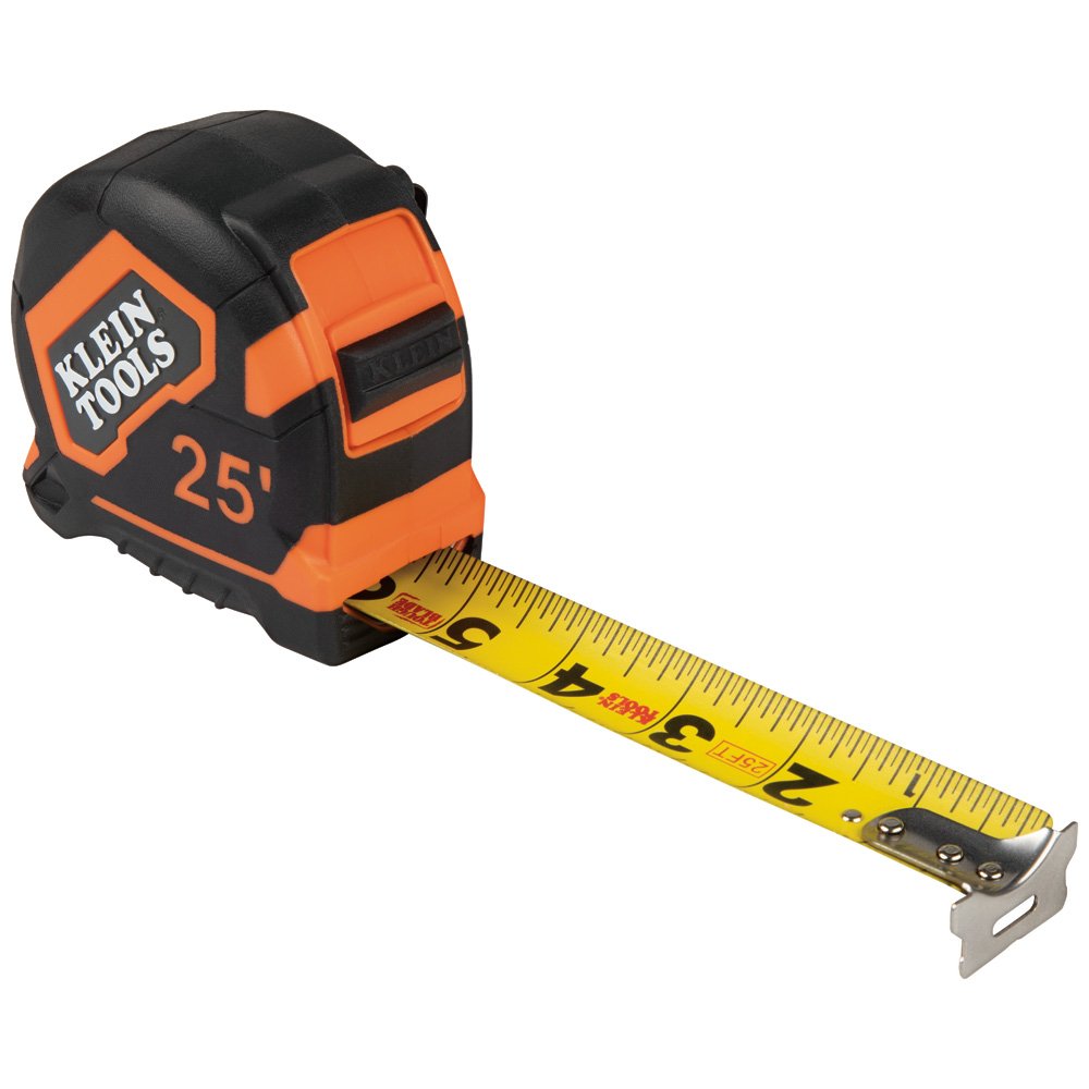 Klein Tools Tape Measure 25-FOOT Single-hook