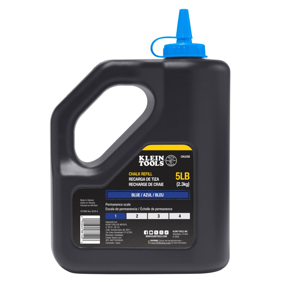 Klein Tools Chalk Refill Blue 5-POUND