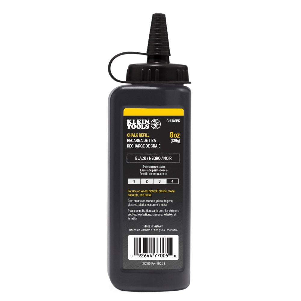 Klein Tools Chalk Refill Black 8-OUNCE