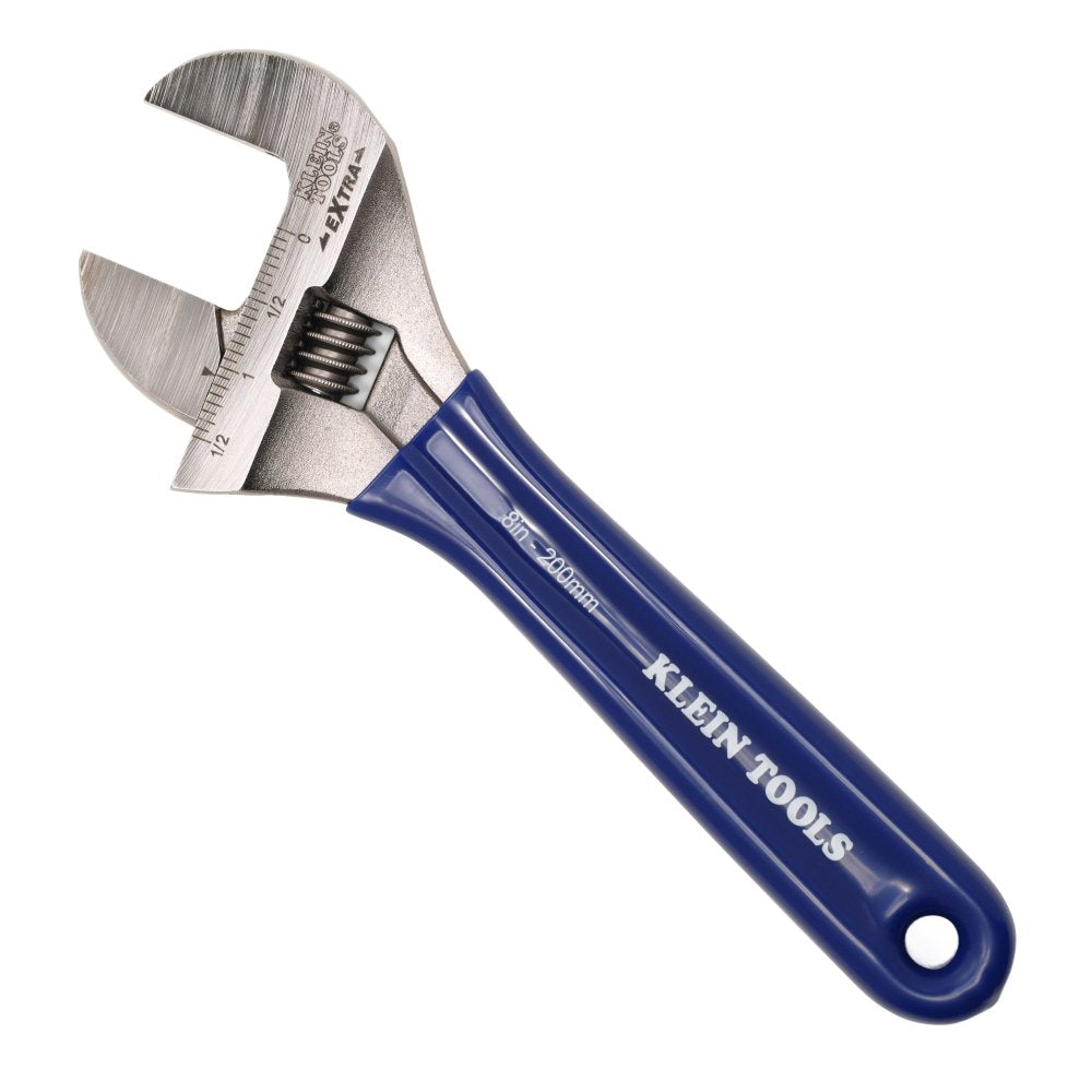 Klein Tools Slim-jaw Precision Adjustable Wrench 8"