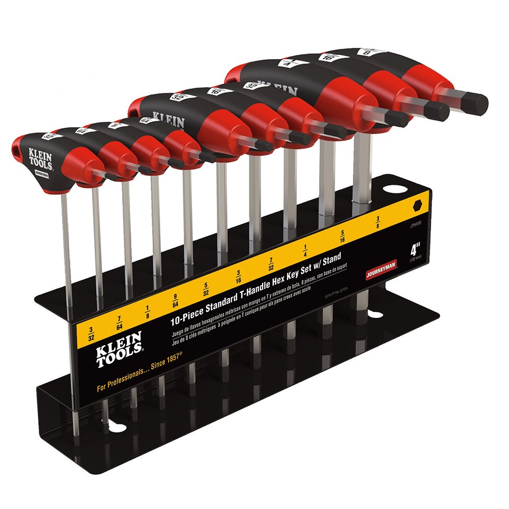 Klein Tools 10 PC. SAE Journeyman T-handle Set W/ Stand