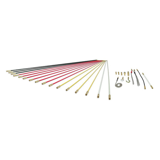 Klein Tools Mega Fish Rod Kit 52.5' 34 Pieces