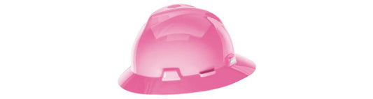 MSA Hat V-gd Ratchet HOT Pink PMS 232C
