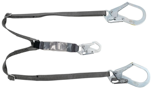 MSA EA Lanyard Lg.snap ADJ Twin 6' CSA