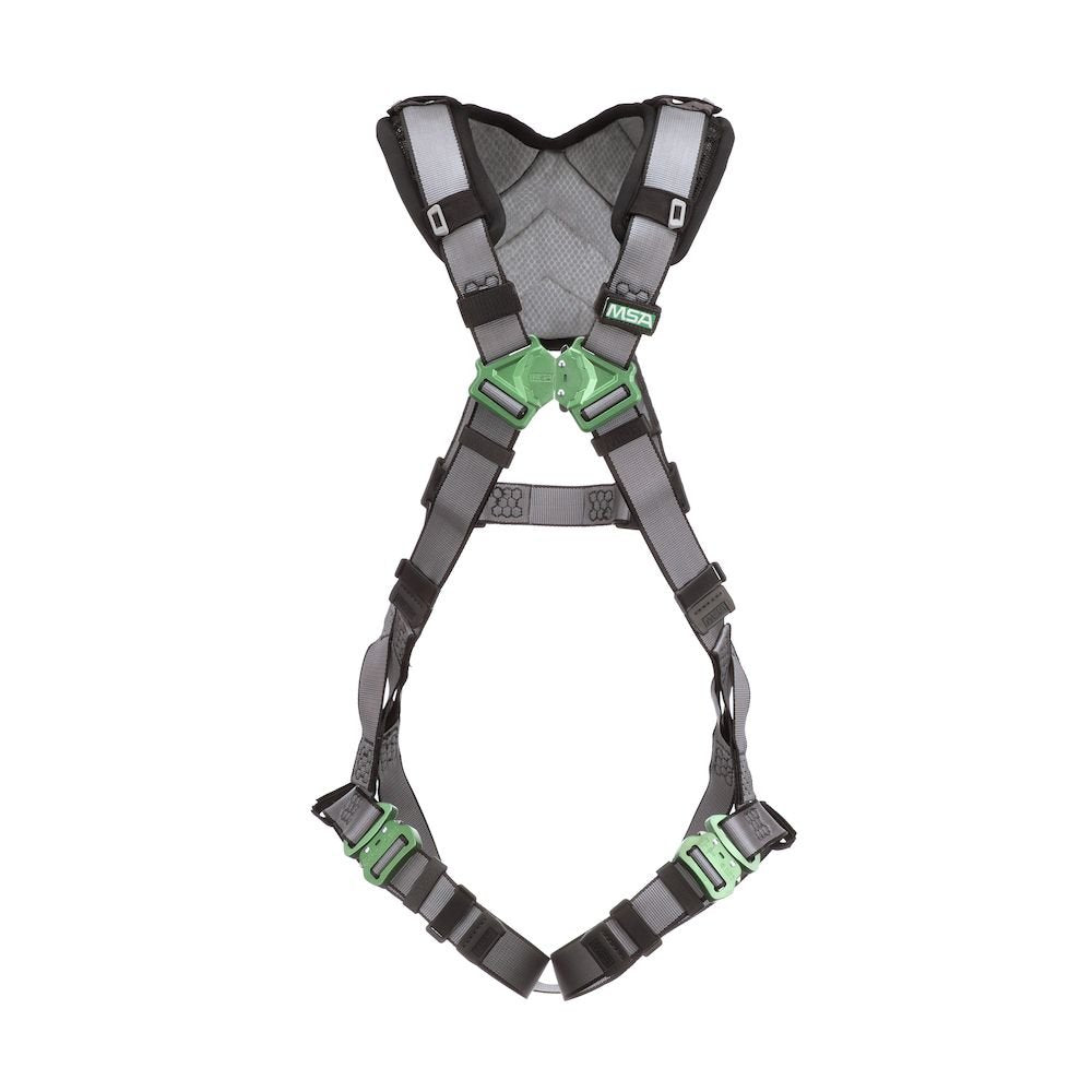 MSA Harness V-fit SXL Backd Qcls Shldr Pad