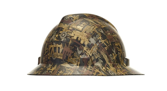 MSA Hat Assy V-gard FT3 Oilfield Camo Dipped