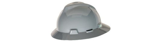 MSA Gray V-gard Slotted Fullbrim