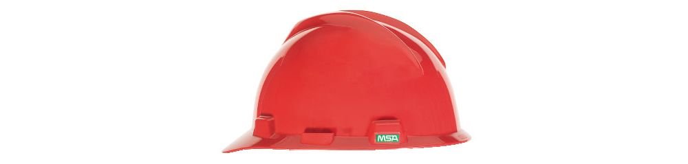 MSA RED V-gard Slotted Hard
