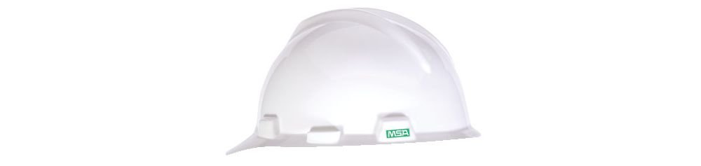 MSA Large White V-gard Slott