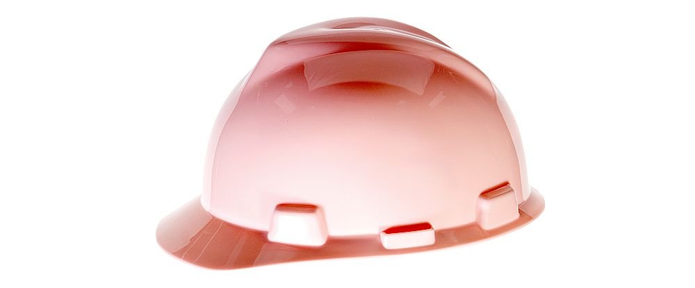 MSA Pink Hard Cap V-GUARDW/STARZ-ON Suspension