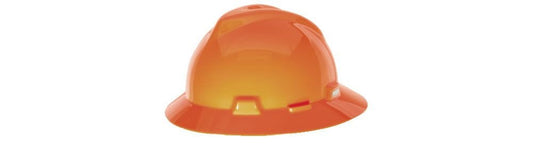 MSA VG Hat HI-VIS ORG W/STAZ-ON
