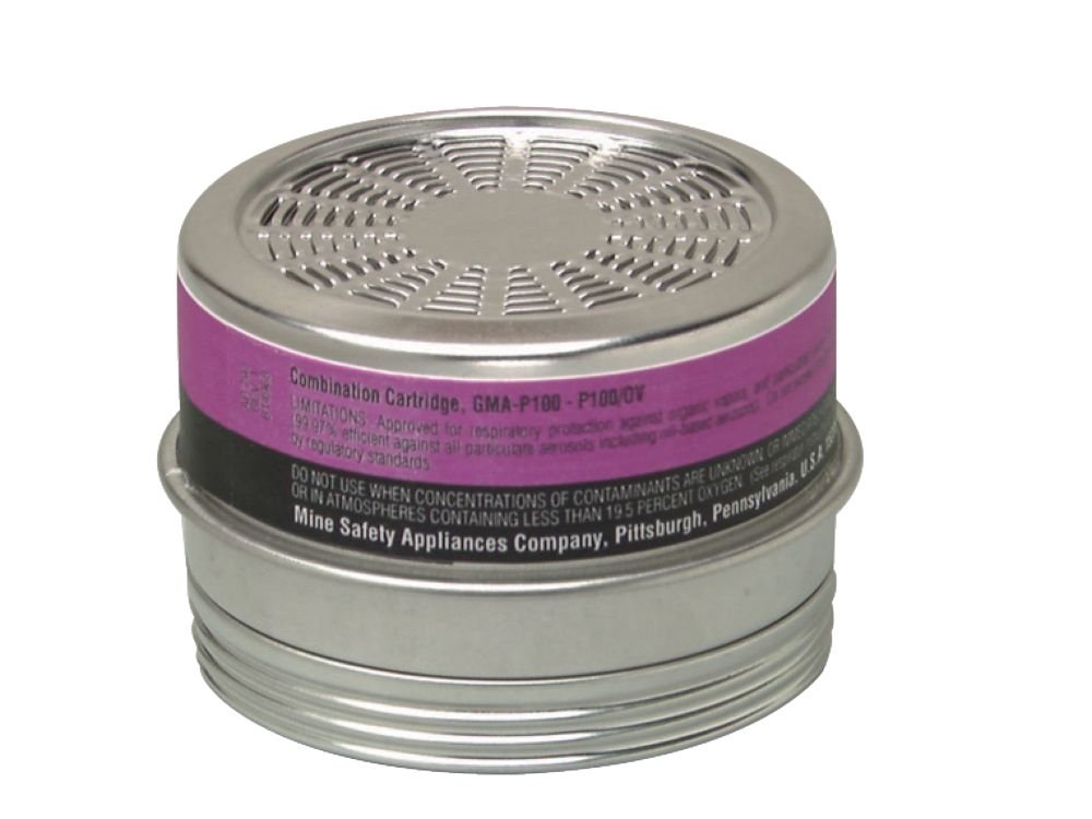 MSA GMA-P100 Twin Respirator, 6/Box