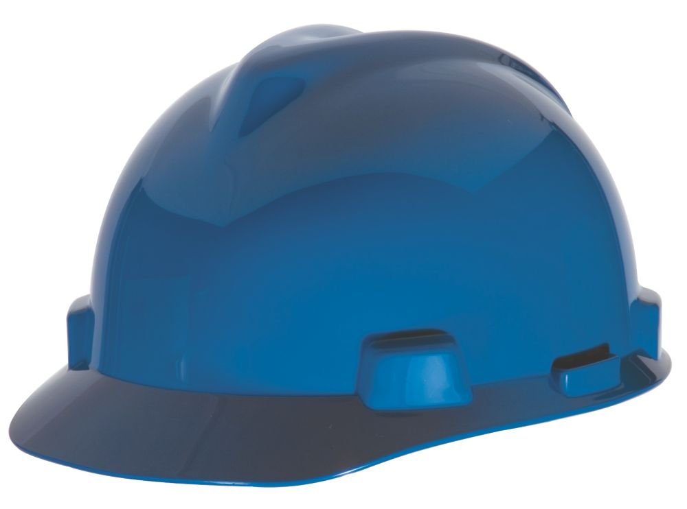 MSA Cap Super-v Fas-trac Blue