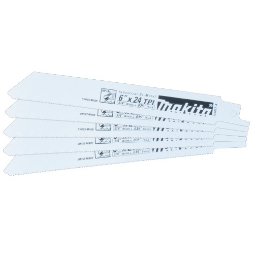 Makita (5EA/PACKAGE) 6" 24TPI Metal Cutting R, 5/Pack