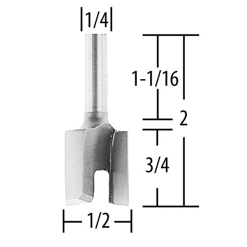 Makita 1/2" Router Bit Hinge Mortisin G CT