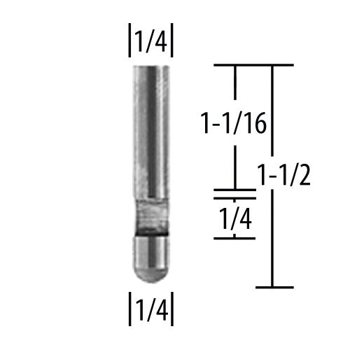 Makita 1/4"SOLID Carbide Laminate Bit Flush Trimm