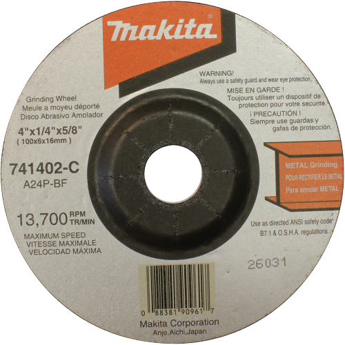 Makita T27 4X1/4X5/8 25 Per BX (Box)