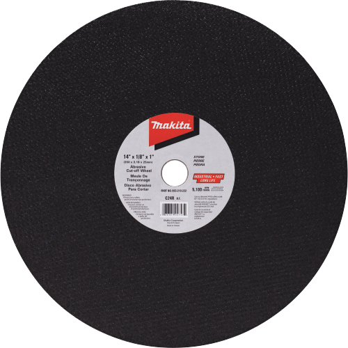 Makita 14"X1/8"X1" Abrasive Cut-off Wheel (metal), 10/Pack
