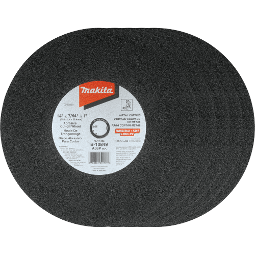 Makita 14" Cut-off Wheel 5/PACK (Pack)