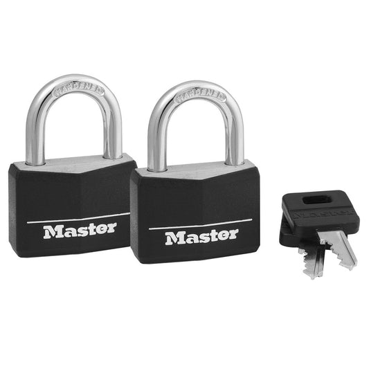 Master Lock Body Padlocks 2/PK OF NO. 141D Keyed Alike (Pack)