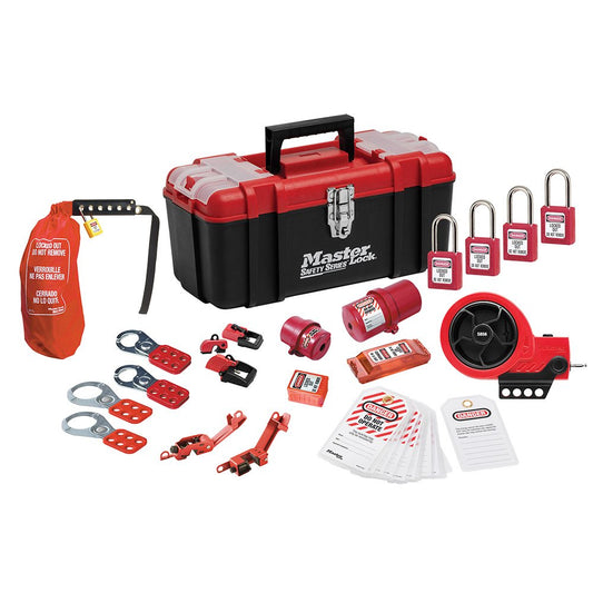 Master Lock Electrical Loto Kit; Locks & STD Device Asst