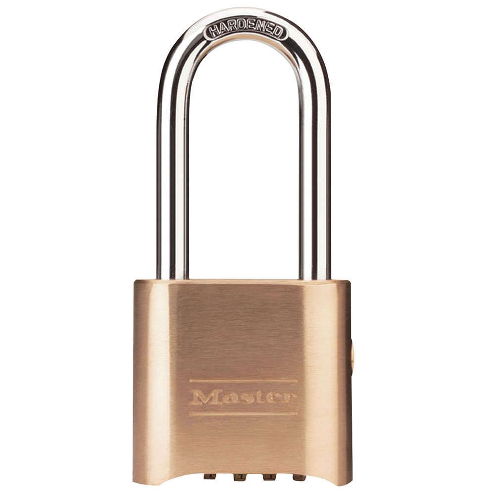 Master Lock Brass Resettable Combina, 6/Box